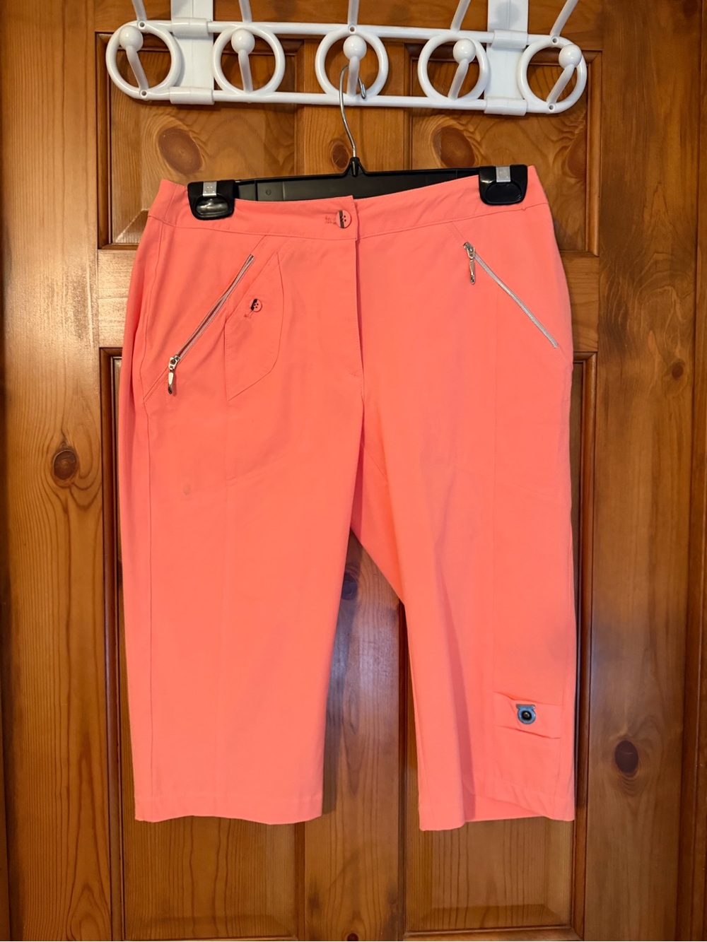 jamie sadock Coral Pink Bermuda Shorts